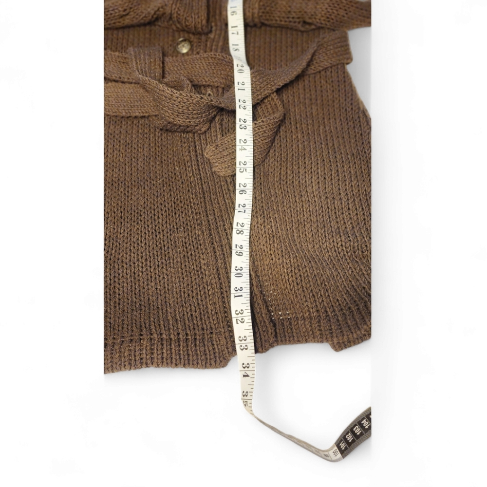 Anama long sleeve brown sweater, Size small - Picture 3 of 10